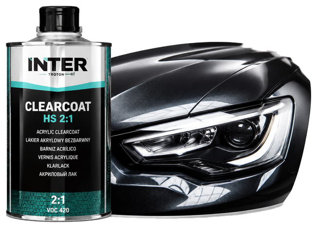 Barniz automotriz y superficie brillante
